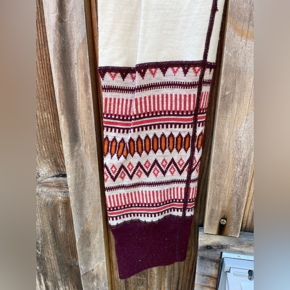 Kari Traa Løkke Wool Fair Isle Scandanavian Base Layer Leggings Long Johns Lokka - Picture 5 of 7